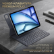 Чехол клавиатура для iPad Pro 12.9" (3-6 пок) и iPad Air 13" (2024) Magnetic Bluetooth Folio, Серый Space Grey - изображение 1