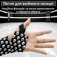 Набор бинты боксерские 3 метра и магнит перчатки для бокса ММА кикбоксинга тайского бокса единоборств муай тай рукопашного боя эластичные хлопковые тренировочные спортивные бинт повязки на руки под перчатки с принтом Череп Hunter Черные 2_1_3m_1C - изображение 4