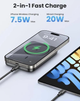 Магнитный Magsafe Павербанк Ugreen PB561 10000mAh 20Вт с беспроводной зарядкой для iPhone17/17 Pro/17 Pro Max - изображение 6