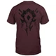 Футболка Jinx World of Warcraft - Horde Bones Crest Pocket Tee Maroon, M (JINX-9510M) - изображение 2