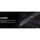 Нож Artisan Holm AR-RPM9 Black PVD Steel+Black G10 Inlay Gold (1875P-BG) - изображение 5