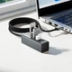 USB Хаб HOCO HB1A 4-in-1 converter (USB to 4xUSB 2.0, 1m). Gray - зображення 9