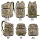 Рюкзак тактичний MOLLE 45 л Мультикам - зображення 3
