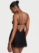 Пеньюар Victoria's Secret Dream Angels Twinkle Strap Lace Mini Slip Dress S Чорний (27178664D) - изображение 2