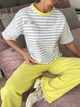 Жіночий костюм майка+штани лимонний 42-44 1420/246 - изображение 3