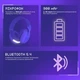 Бездротова ігрова гарнітура Proove Gaming Glimmer (APP) black/purple - зображення 5