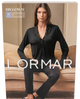 Жіноча піжама Lormar Broadway Pigiama Aperto чорна 42 - изображение 1
