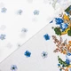 Ткань скатертная рогожка Пасхальная синие цветы (160г/м.кв150см пог.м) 195274 - изображение 4