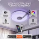 Люстра світлодіодна 517 Dlight RGB з пультом і колонкою 70Вт Білий (02155) - зображення 1