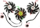 Вентилятор для видеокарты Gigabyte RTX 3070 Ti 3080 Ti 3090 GAMING EAGLE Everflow T129215SU (GA92S2U T128015SU PLA09215S12H) комплект 3 шт (№415.06) - изображение 3