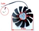 Вентилятор для видеокарты MSI GTX 1050 Ti 1630 1650 RX 550 Aero (orgnl) 87 мм XY-D09010SM (HA9010H12F-Z RQ9010H12S HA9010H12SF)(№42.5) - изображение 3