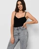 Боді жіноче на бретелях Carica BK-6619-8 43368 ONE SIZE чорний - изображение 2