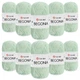 Упаковка YarnArt Begonia, Мята №4939, 10шт - турецкая пряжа 50 г / 169 м, 100% мерсеризованный хлопок для вязания летних изделий, ажурных - изображение 1
