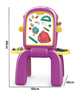 Tablica dwustronna Woopie 2 w 1 Stolik do malowania (5906280653071) - obraz 4