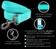 Водостойкий поводок для собак WAUDOG WATERPROOF, карабин из высокопрочного алюминиевого сплава 183 см 20 мм Ментоловый (2728) - изображение 6