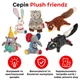 Игрушка для собак GiGwi Plush Медведь с пищалкой, текстиль, 10 см (75044) - изображение 4