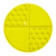 Коврик для слизывания и медленного кормления WAUDOG Silicone, 211х211х30 мм, желтый - изображение 2