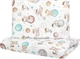 Komplet pościeli dla dzieci Sensillo Planety 100 x 135 cm (5903076399564) - obraz 1