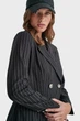 Жіночий чорний блейзер у смужку DKNY S D2G4A213 - изображение 5