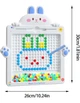 Магнітна дошка-мозаїка Woopie Montessori MagPad Кролик 2 шт (ZES2104326948126) - зображення 3