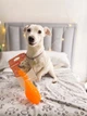 Игрушка для собак WAUDOG Fun Durable Окорок, термопластичная резина, 190 мм, оранжевый - изображение 5
