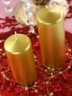 Zestaw świec PartyDeco metalizowane 12 x 6 cm 6 szt. Złote (ZES5902230730977) - obraz 4