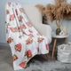 Плед Biltex Flannel белый с принтом Lazy Love Полуторный 150х200 см (4820298414091) - изображение 5