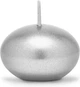 Zestaw świec pływających PartyDeco Dysk metalizowane 4 cm 50 szt. Srebrne (ZES5902230762787) - obraz 2
