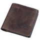 Портмоне унисекс с накладной монетницей GRANDE PELLE 11223 Коричневое - изображение 1