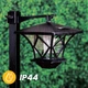 Високий декоративний сонячний ретро-ліхтар Lumiled серії Ribes — садовий LED-світильник 150 см з фотодатчиком, тепле світло 3000 K, IP44 - зображення 11