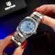 Чоловічий наручний годинник Benyar BY-5203 Silver-Ligh Blue - изображение 7