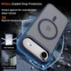 Чохол Wave Premium Matte Insane Guard case with MagSafe (TPU+PC) для Apple iPhone 17 Air 6.7" Midnight Blue - зображення 2