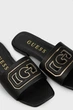 Жіночі чорні слайдери Guess 39 FLJTARLEA19 - изображение 2