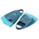 Ласты тренировочные короткие с открытой пяткой Cima F003 размер 42-43 Deep Blue-Mint - изображение 3