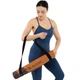 Ремень стяжка для переноски коврика Bloom Yoga Mat Carrier 7089 размер 180х3.2см Black - изображение 5