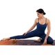 Роллер массажный гладкий пробковый для занятий йогой мфр ролик Bloom Yoga Roller 7126 размер 30см - изображение 7
