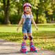 Дитячі розсувні ролики SP-Sport Cake 712 розмір 29-32 Pink-Blue - зображення 7