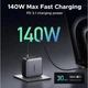 Сетевое зарядное устройство для Ugreen 200W GaN Nexode X764 (EU) - зображення 3