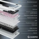 Бездротова механічна клавіатура GamePro MK160D Pro QLAB Sakura Switch White - зображення 8