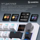 Бездротова механічна клавіатура GamePro MK160D Pro QLAB Sakura Switch White - зображення 12