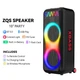 RGB портативна колонка 100 Вт з 2шт мікрофонами JBL PartyBox акустична система SING-E ZQS10212 - зображення 3