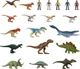 Набор из 20 мини фигурок Динозавры Мир Юрского Периода Jurassic World Chaos Theory Mini Figures 20 Pack Mattel (HXF58) - изображение 2