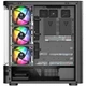 Корпус Modecom VOLCANO AQ200 ARGB MIDI FRONT LCD, 4x120mm fans BLACK без БЖ ATX (MC-A-AQ200-4FA-B) - зображення 5