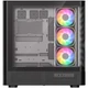 Корпус Modecom VOLCANO AQ500 Midi Tower ATX ARGB LCD 6,2 дюйма 4x120 мм без БП Черный(TDB_4CE08D65507A) - изображение 5