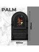 Дверцята для печі Iron Fire Palm 305х520 мм - зображення 4
