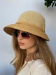 Соломʼяний капелюх козирок One Size - изображение 3