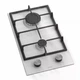 Газовая варочная поверхность Domino Perfelli PERLA M32C BIANCO, белая эмалированная рабочая поверхность на кухню на 2 конфорки - изображение 1