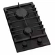 Газовая варочная поверхность Domino Perfelli DIAMOND M39C NERO, черная эмалированная рабочая поверхность на кухню на 2 конфорки - изображение 2
