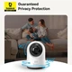 Умная камера видеонаблюдения Baseus P1 Pro Security Indoor Camera 3K |внутренняя, 5MP, 8x Zoom, Wi-Fi 2.4 ГГц, 3K, обзор на 360°, AI-функции, двусторонняя аудиосвязь, ночное видение| Белый - изображение 10
