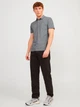 Поло длинное мужское Jack & Jones 12136668 L Anthracite (5715501875990) - изображение 3